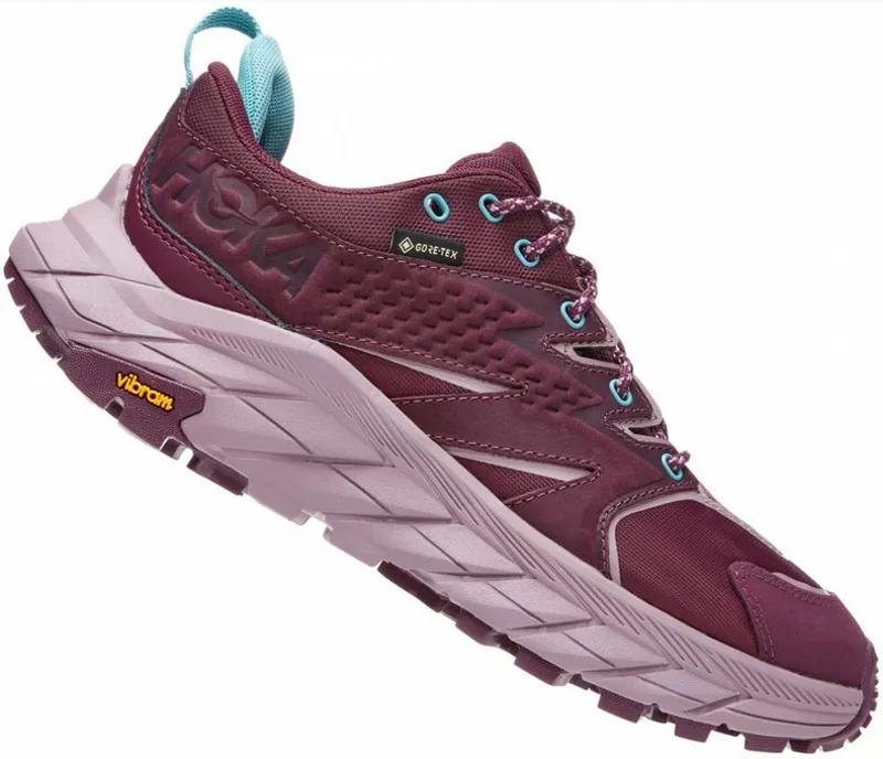 Hoka One One Women's Anacapa Low GTX Running Shoes Grape Wine/Elderberry-3